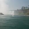 A gull flying as we approach the falls