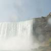 The horseshoe falls from within the curve (notice the amount of spray)